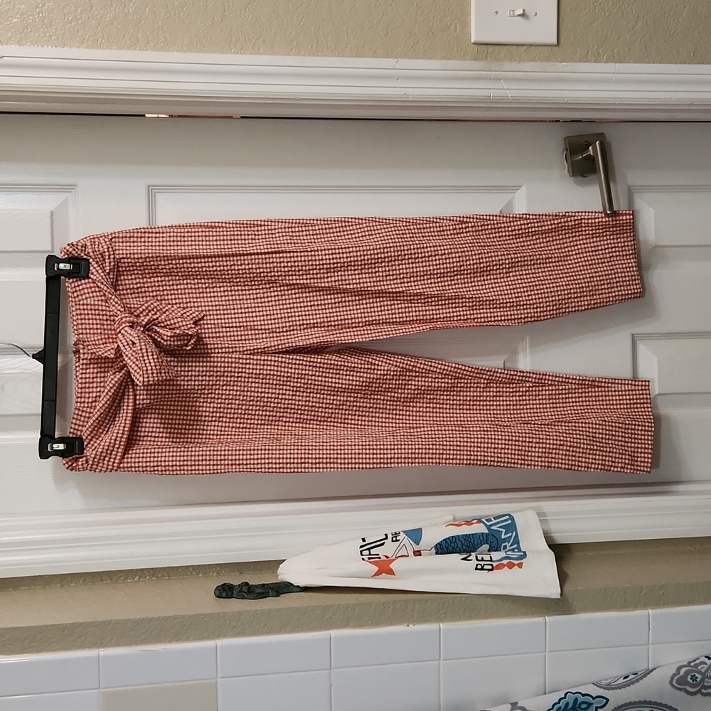 Free People gingham pants